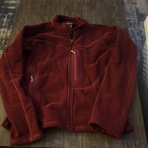 Patagonia Burgundy Fleece Jacket